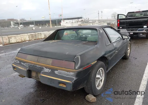 1986 Pontiac Fiero Sport из США, поврежденный, VIN 1G2PM37R1GP272877